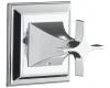 Kohler Memoirs Stately K-T10424-3S-G Brushed Chrome Transfer Valve Trim with Stately Cross Handles