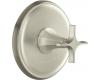 Kohler Memoirs Classic K-T10426-3C-BN Brushed Nickel Thermostatic Valve Trim with Cross Handle