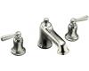 Kohler Bancroft K-T10585-4-SN Polished Nickel Roman Tub Faucet Trim with Lever Handles