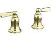 Kohler Bancroft K-T10587-4-AF French Gold Lever Handles