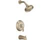 Kohler Fairfax K-T12007-4-BV Brushed Bronze Rite-Temp Pressure Balancing Tub & Shower Trim with Lever Handle