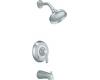 Kohler Fairfax K-T12007-4-G Brushed Chrome Rite-Temp Pressure Balancing Tub & Shower Trim with Lever Handle