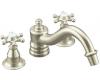 Kohler Antique K-T125-3-BN Brushed Nickel Roman Tub Trim Kit with Six-Prong Handles