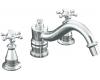 Kohler Antique K-T125-3-BV Brushed Bronze Roman Tub Trim Kit with Six-Prong Handles