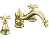 Kohler Antique K-T125-3-PB Polished Brass Roman Tub Trim Kit with Six-Prong Handles