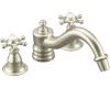 Kohler Antique K-T125-3D-BN Brushed Nickel Roman Tub Trim Kit with Six-Prong Handles