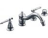 Kohler Antique K-T125-4D-BN Brushed Nickel Roman Tub Trim Kit with Lever Handles