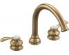 Kohler Fairfax K-T12885-4-BV Brushed Bronze Roman Tub Faucet Trim with Lever Handles