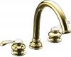 Kohler Fairfax K-T12885-4-PB Polished Brass Roman Tub Faucet Trim with Lever Handles