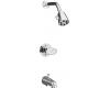 Kohler Antique K-T130-9B-BN Brushed Nickel Rite-Temp Tub & Shower Trim Kit with Oval Handle