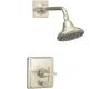 Kohler Pinstripe K-T13134-3A-BN Brushed Nickel Rite-Temp Pressure Balancing Shower Trim with Cross Handle