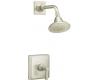 Kohler Pinstripe K-T13134-4A-BN Brushed Nickel Rite-Temp Pressure Balancing Shower Trim with Lever Handle