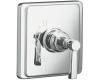 Kohler Pinstripe K-T13135-4A-AF French Gold Pressure Balance Trim with Lever Handle