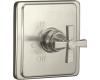 Kohler Pinstripe K-T13135-4A-BN Brushed Nickel Pressure Balance Trim with Lever Handle