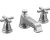 Kohler Pinstripe K-T13140-3A-CP Polished Chrome Roman Tub Faucet Trim with Cross Handle