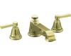 Kohler Pinstripe K-T13140-4A-AF French Gold Roman Tub Faucet Trim with Lever Handle