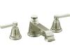 Kohler Pinstripe K-T13140-4A-SN Polsihed Nickel Roman Tub Faucet Trim with Lever Handle