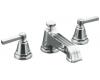 Kohler Pinstripe K-T13140-4B-BN Brushed Nickel Roman Tub Faucet Trim with Grooved Lever Handle