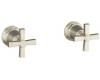 Kohler Pinstripe K-T13141-3A-SN Polsihed Nickel Cross Handles