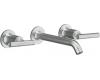 Kohler Purist K-T14413-4-G Brushed Chrome Wall Mount Vessel Faucet with Lever Handles