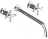 Kohler Purist K-T14416-3-BV Brushed Bronze Wall Mount Vessel Faucet with Cross Handles