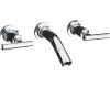 Kohler Purist Laminar K-T14419-4-CP Polished Chrome Wall Mount Vessel Faucet with Lever Handles