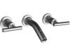 Kohler Purist Laminar K-T14419-4-G Brushed Chrome Wall Mount Vessel Faucet with Lever Handles