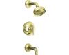 Kohler Purist K-T14421-4-AF French Gold Rite-Temp Pressure Balancing Tub & Shower Trim with Lever Handles