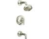 Kohler Purist K-T14421-4-SN Polished Nickel Rite-Temp Pressure Balancing Tub & Shower Trim with Lever Handles