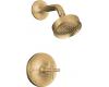 Kohler Purist K-T14422-3-BV Brushed Bronze Rite-Temp Pressure Balancing Shower Trim with Cross Handles