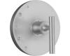 Kohler Purist K-T14423-3-G Brushed Chrome Rite-Temp Pressure Balance Trim with Cross Handles