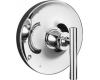 Kohler Purist K-T14423-3-SN Polished Nickel Rite-Temp Pressure Balance Trim with Cross Handles