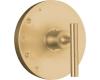 Kohler Purist K-T14423-4-BV Brushed Bronze Rite-Temp Pressure Balance Trim with Lever Handles