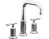 Kohler Purist K-T14428-4-CP Polished Chrome Roman Tub Faucet Trim with Lever Handle