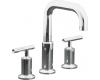 Kohler Purist K-T14428-4-G Brushed Chrome Roman Tub Faucet Trim with Lever Handle