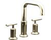Kohler Purist K-T14428-4-SN Polished Nickel Roman Tub Faucet Trim with Lever Handle