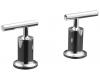 Kohler Purist K-T14429-4-G Brushed Chrome Lever Handles