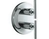 Kohler Purist K-T14489-4-CP Polished Chrome Stacked Thermostatic Valve Trim with Lever Handles