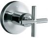 Kohler Purist K-T14491-3-CP Polished Chrome Transfer Valve Trim with Cross Handle