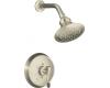 Kohler Revival K-T16114-4-BN Brushed Nickel Rite-Temp Pressure Balancing Shower Trim with Scroll Lever Handle