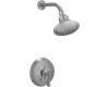 Kohler Revival K-T16114-4A-G Brushed Chrome Rite-Temp Pressure Balancing Shower Trim with Traditional Lever Handle