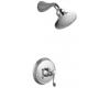 Kohler Revival K-T16116-4-BV Brushed Bronze Rite-Temp Pressure Balancing Shower Trim with Scroll Lever Handle