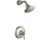 Kohler Revival K-T16116-4A-BN Brushed Nickel Rite-Temp Pressure Balancing Shower Trim with Traditional Lever Handle