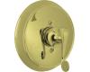 Kohler Revival K-T16117-4-AF French Gold Rite-Temp Pressure Balance Trim with Scroll Lever Handle