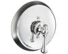 Kohler Revival K-T16117-4A-CP Polished Chrome Rite-Temp Pressure Balance Trim with Traditional Lever Handle