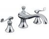 Kohler Revival K-T16122-4-BV Brushed Bronze Roman Tub Faucet Trim with Scroll Lever Handles