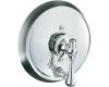 Kohler Revival K-T16139-4A-CP Polished Chrome Rite-Temp Pressure Balance Trim with Traditional Lever Handle