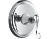 Kohler Revival K-T16175-4-CP Polished Chrome Thermostatic Valve Trim with Scroll Lever Handle