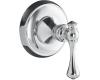 Kohler Revival K-T16178-4A-AF French Gold Transfer Valve Trim with Traditional Lever Handle