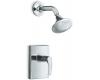 Kohler Symbol K-T18489-4-BN Brushed Nickel Rite-Temp Pressure Balancing Shower Trim with Lever Handle